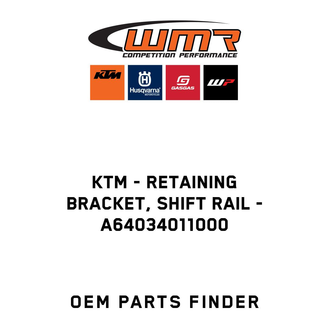 Retaining bracket, shift rail