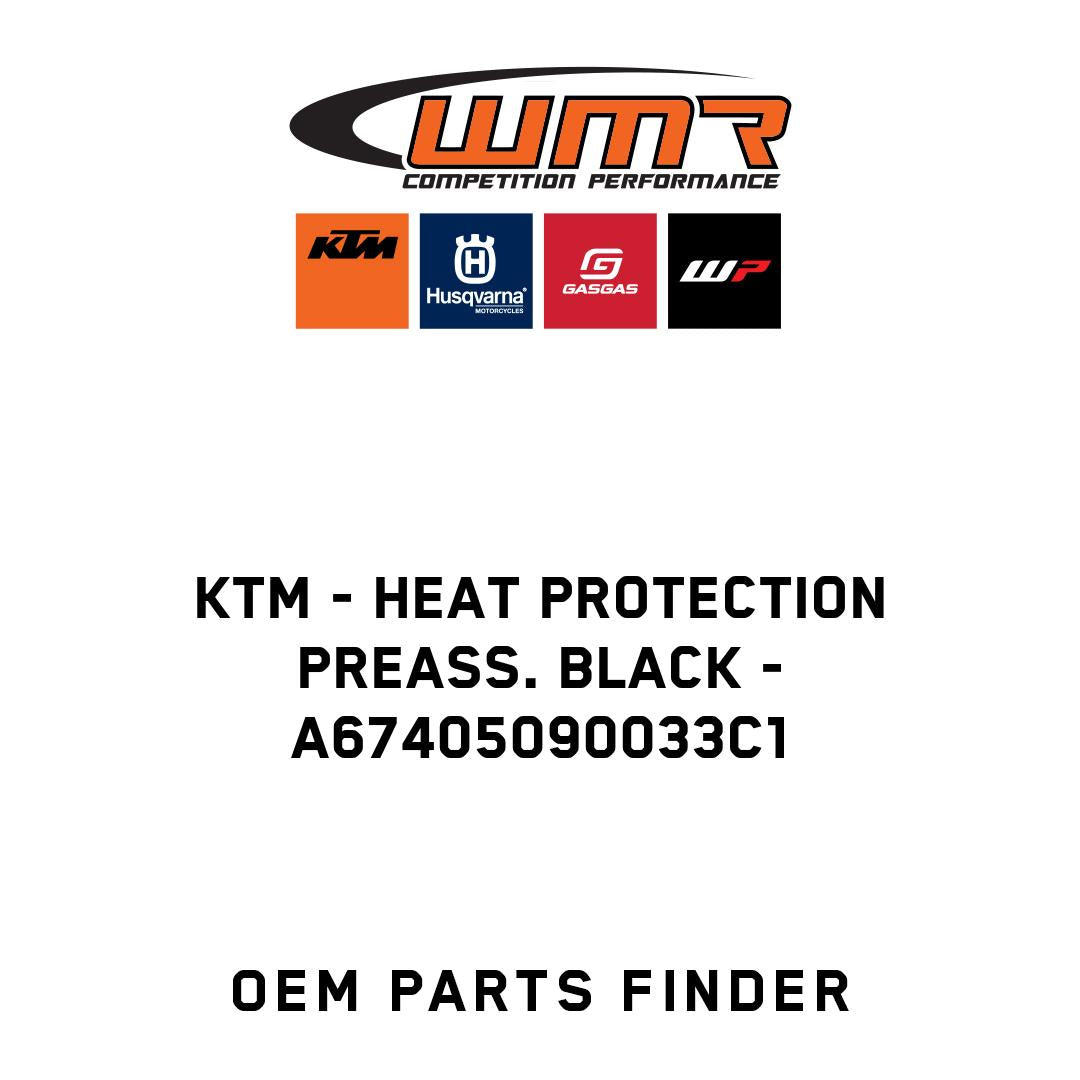 Heat protection preass. Black