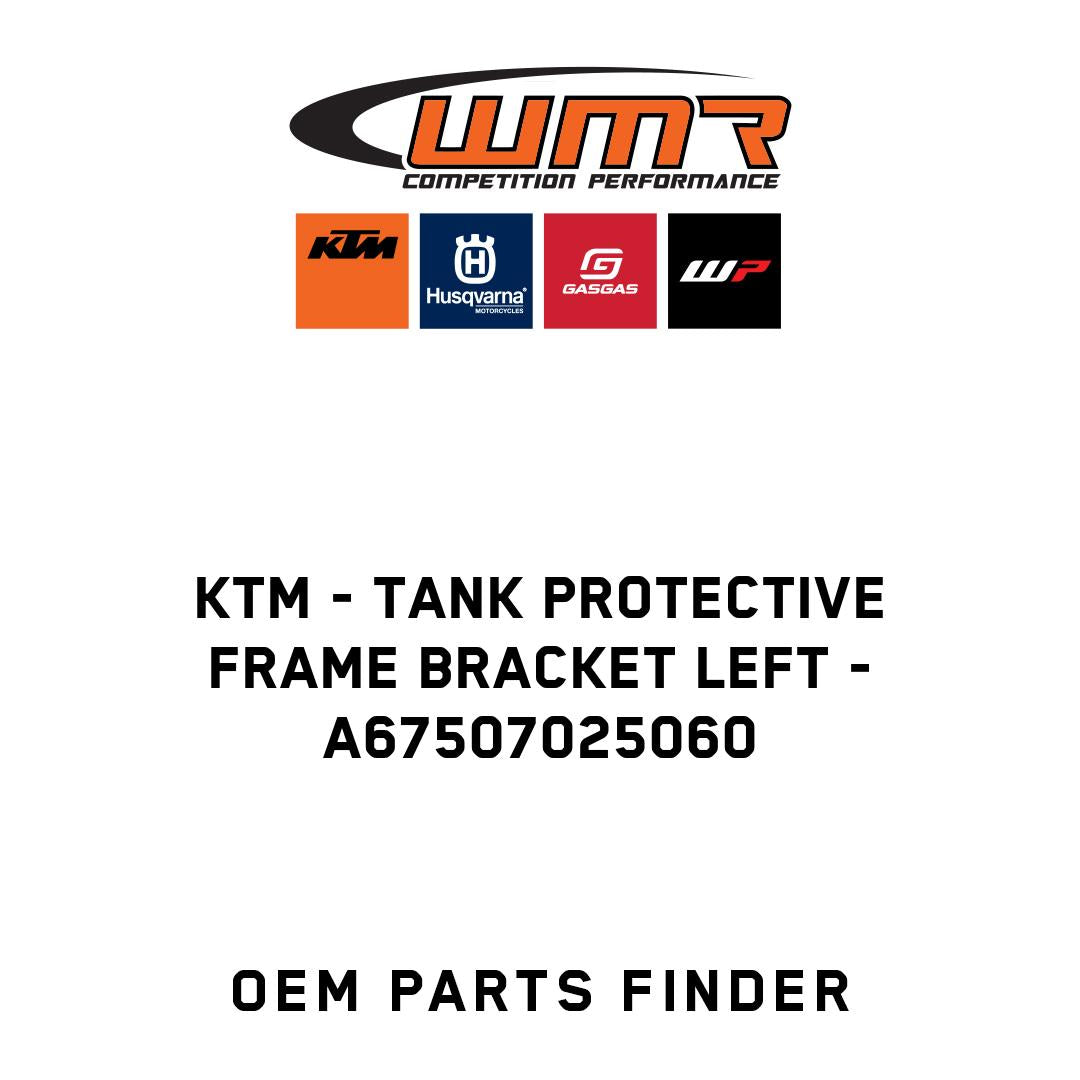 Tank protective frame bracket left