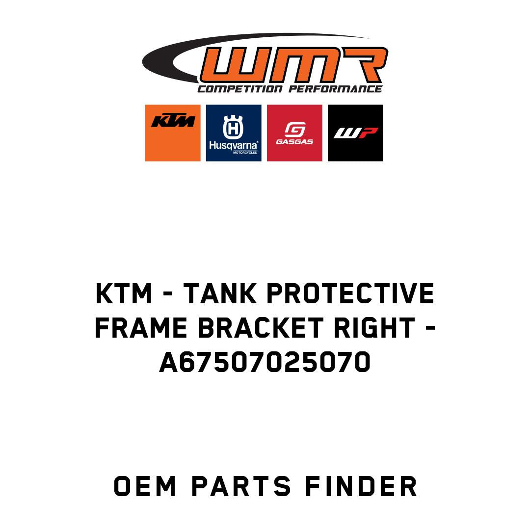 Tank protective frame bracket right