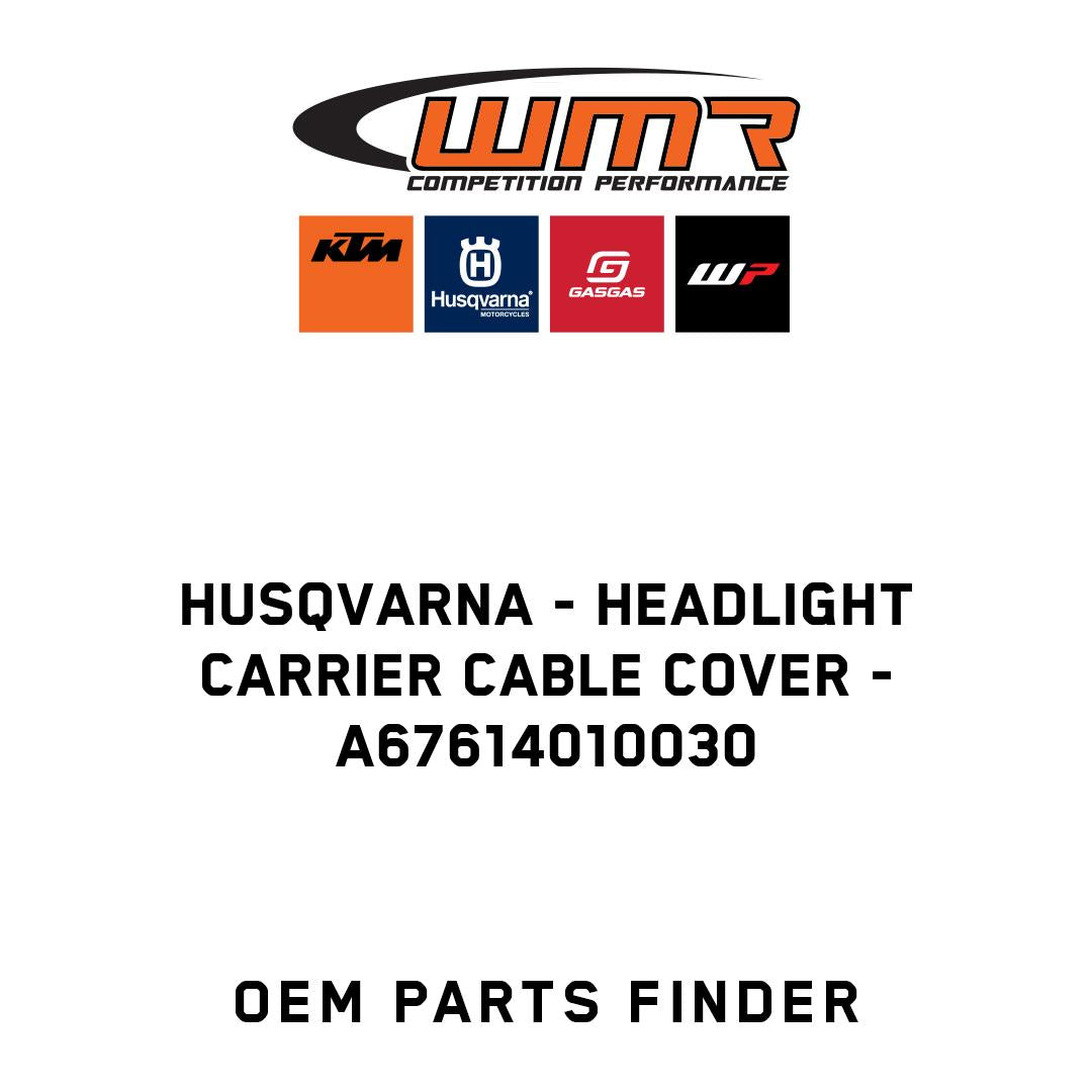 Headlight carrier cable cover
