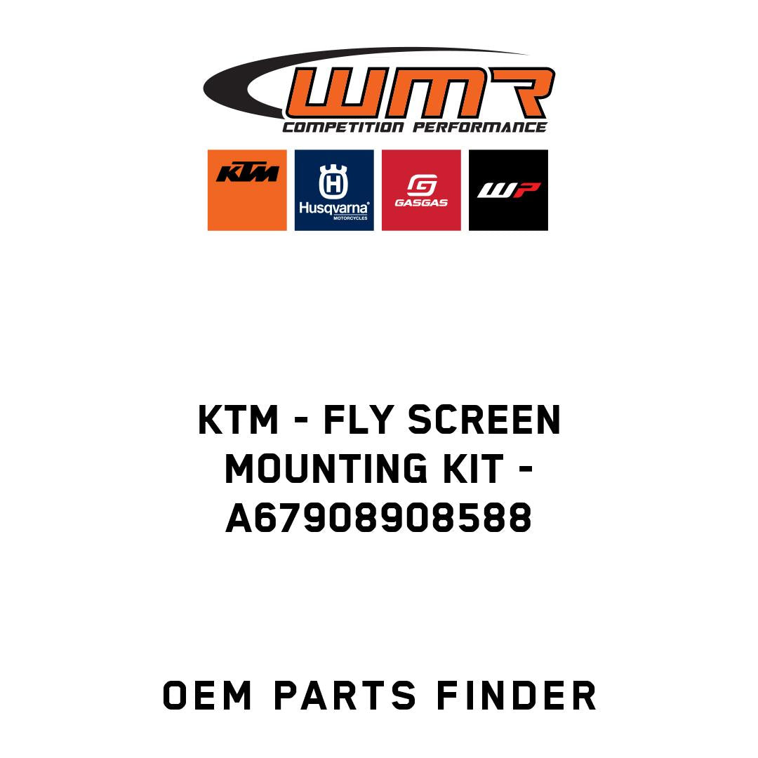 Fly screen mounting kit