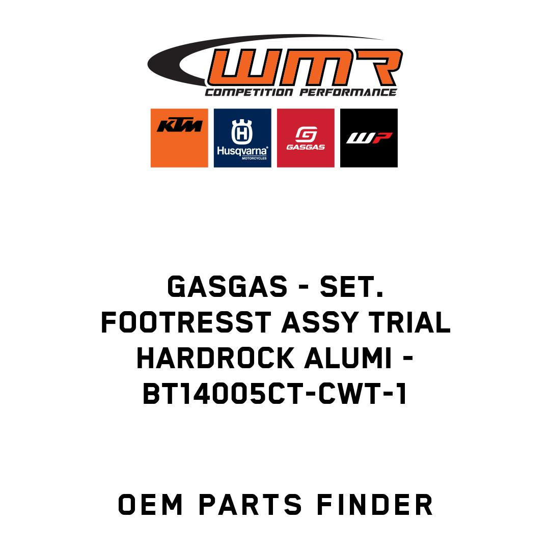 SET. FOOTRESST ASSY TRIAL HARDROCK ALUMI