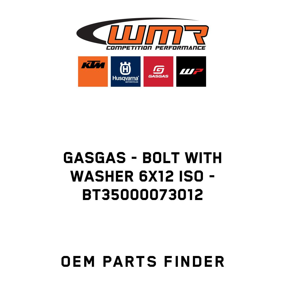 Bolt with washer 6x12 ISO