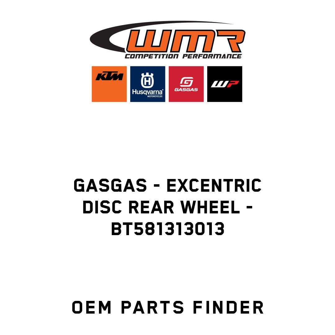 Excentric disc rear wheel