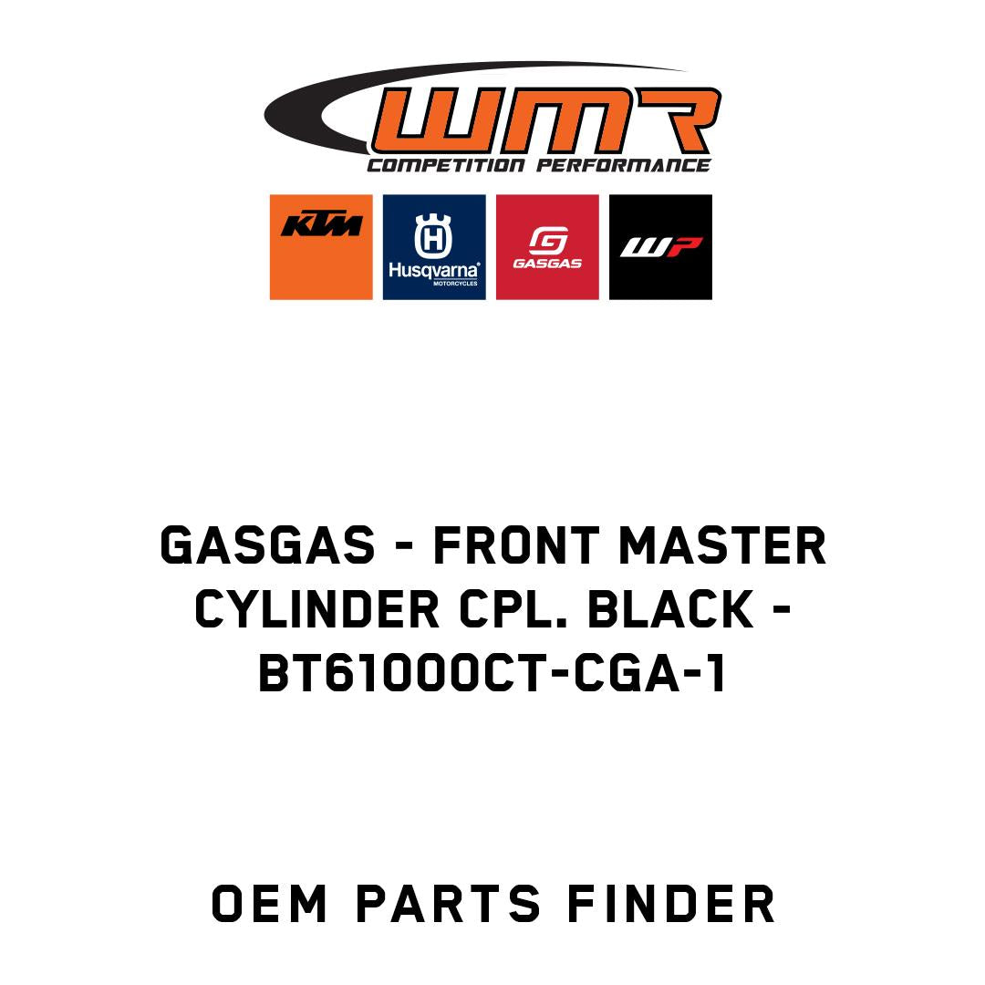 Front master cylinder cpl. Black