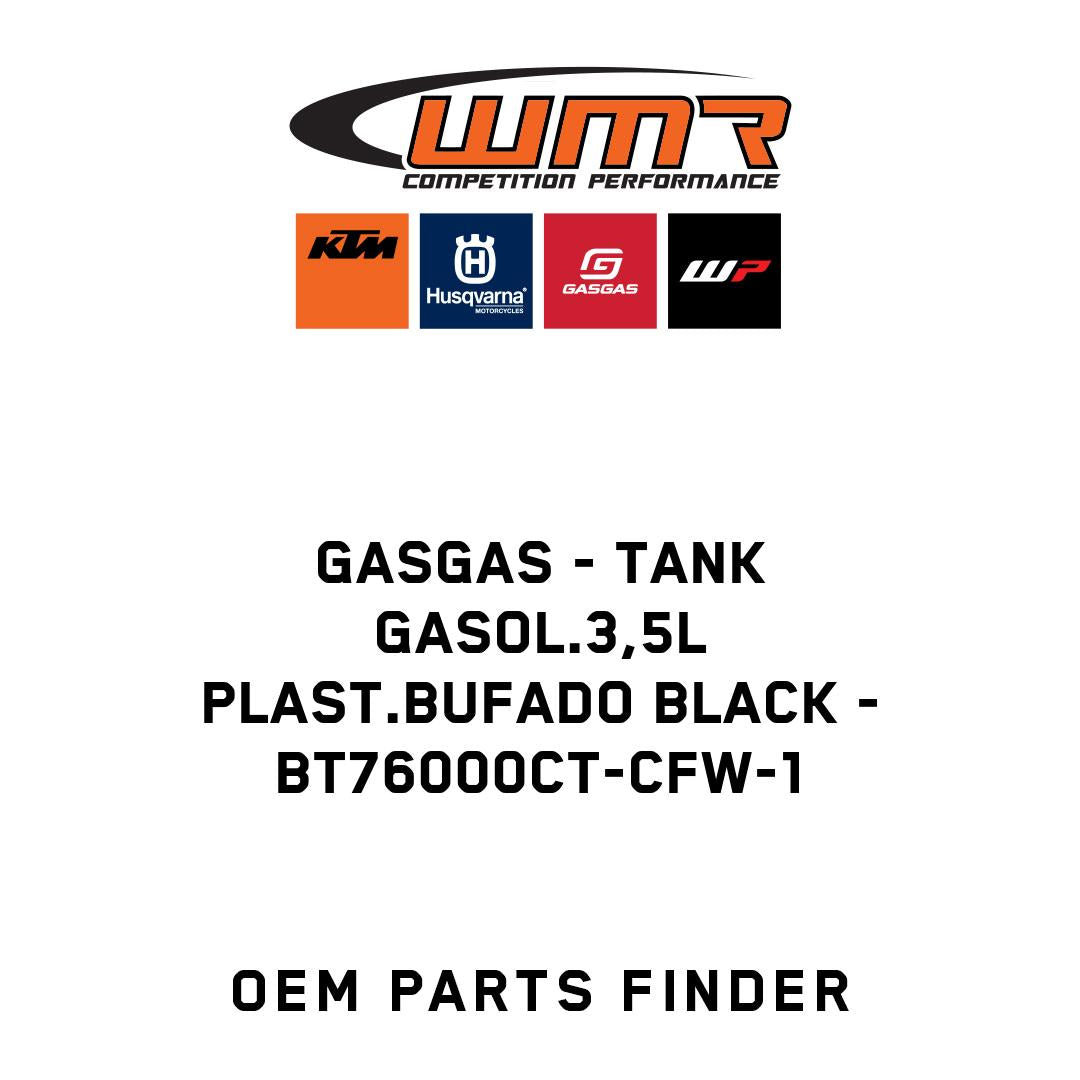 TANK  GASOL.3,5L PLAST.BUFADO BLACK