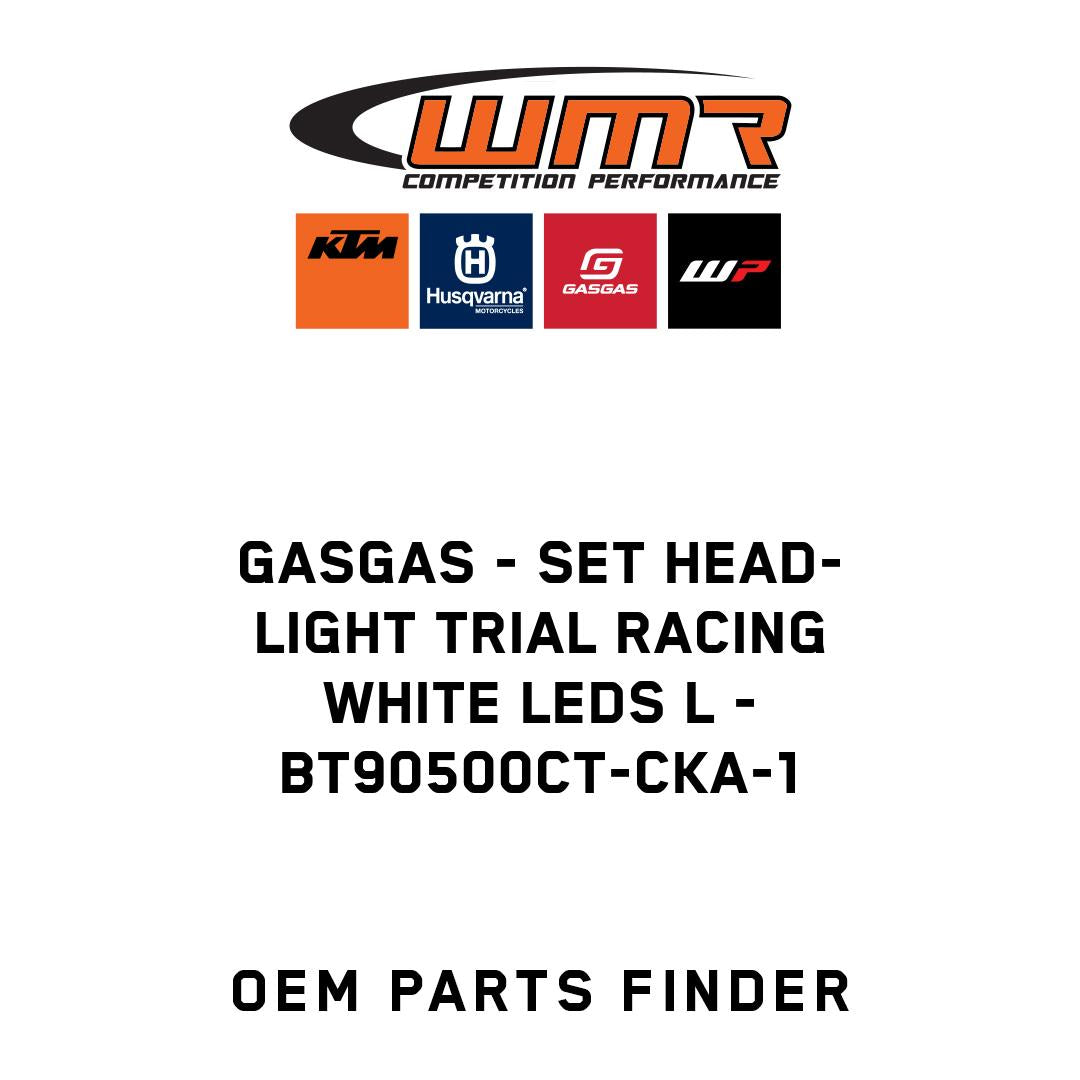 SET HEAD-LIGHT TRIAL RACING WHITE LEDS L