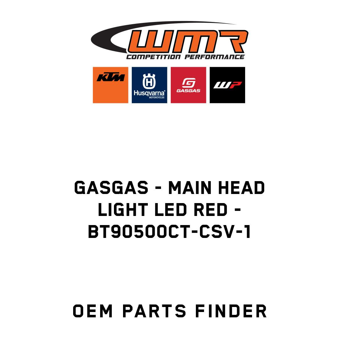 Main head light LED red
