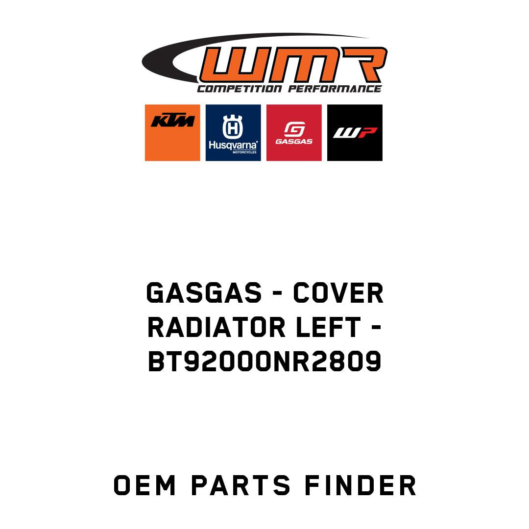 Cover radiator left