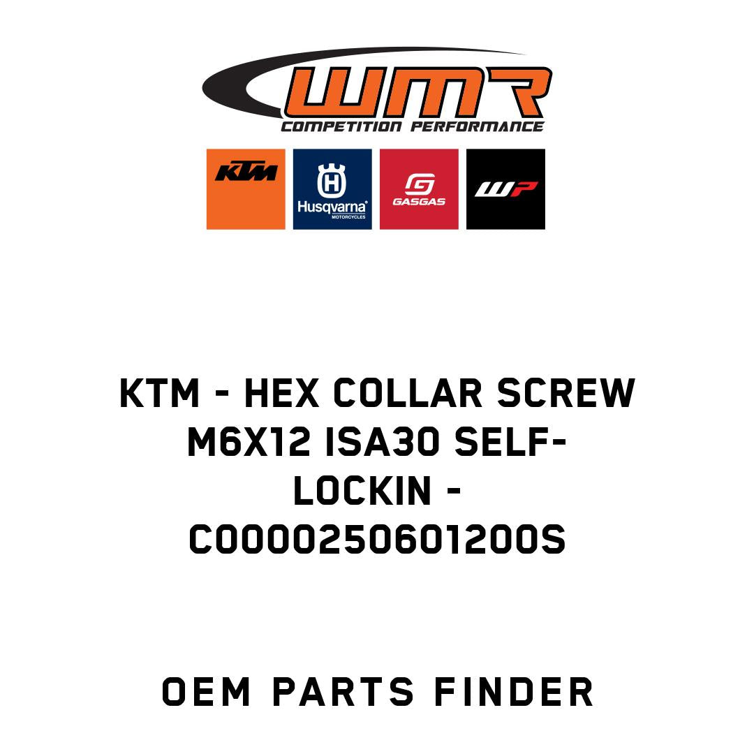 Hex collar screw M6x12 ISA30 self-lockin