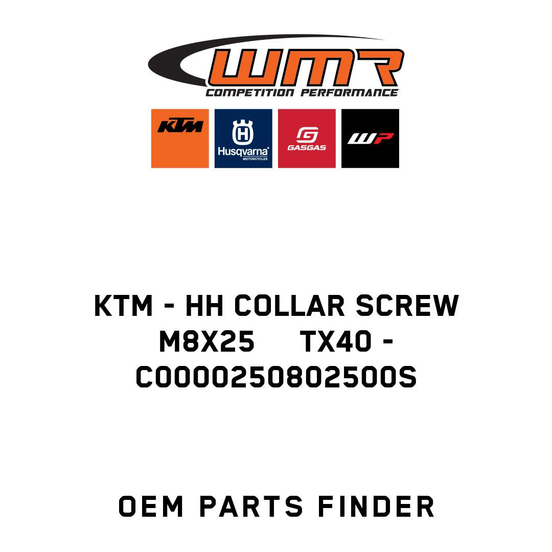 HH COLLAR SCREW M8X25 TX40