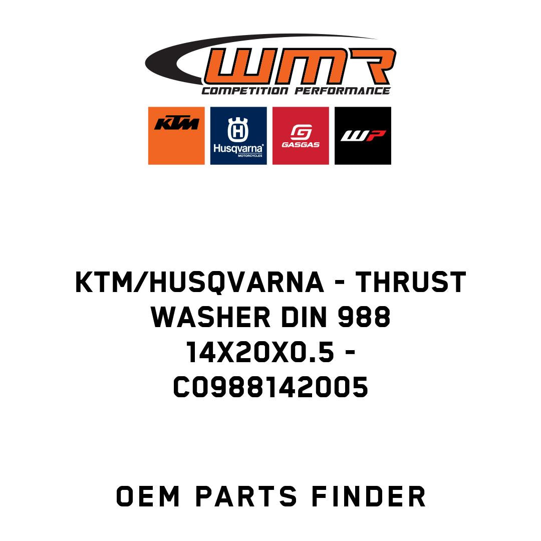 Thrust washer DIN 988 14x20x0.5