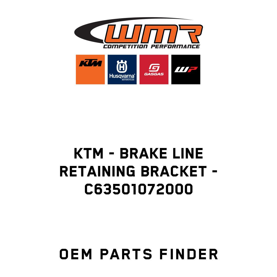Brake line retaining bracket