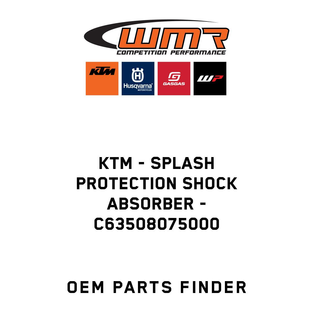 Splash protection shock absorber
