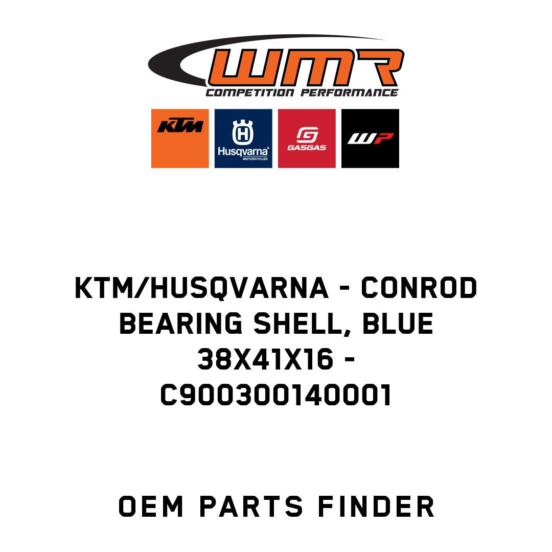 Conrod bearing shell, blue 38x41x16