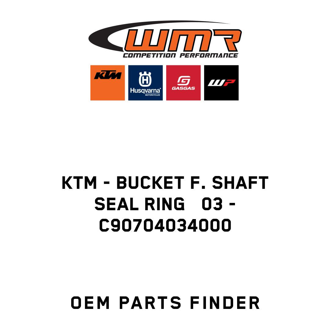 BUCKET F. SHAFT SEAL RING 03