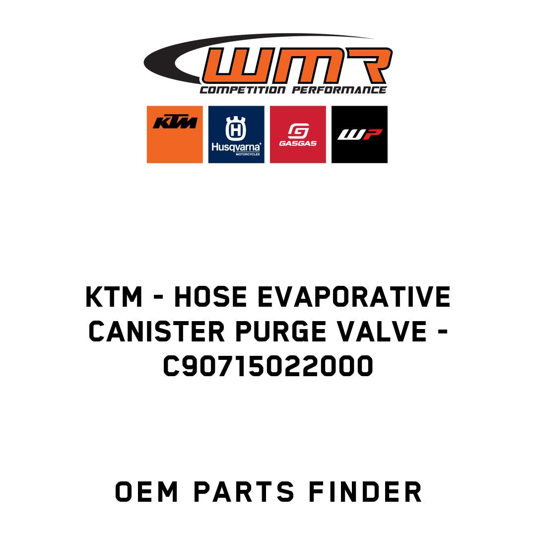 Hose evaporative canister purge valve