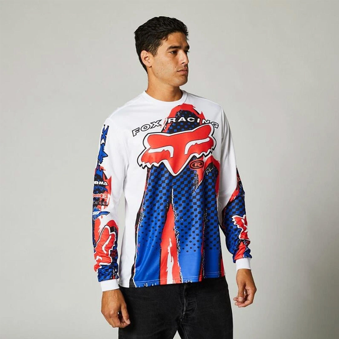 fox racing motocross gear Fox Racing Brushed Jersey - White