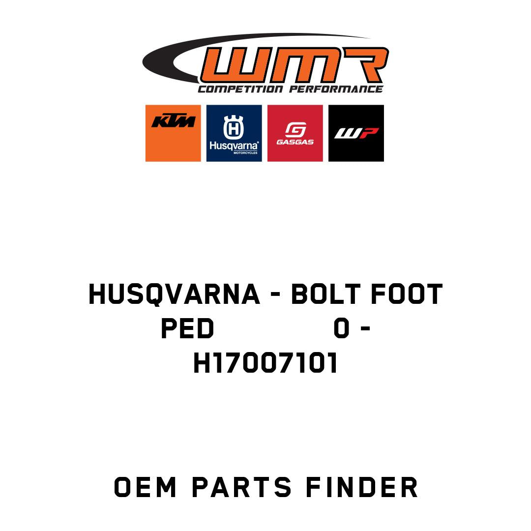 BOLT FOOT PED              0