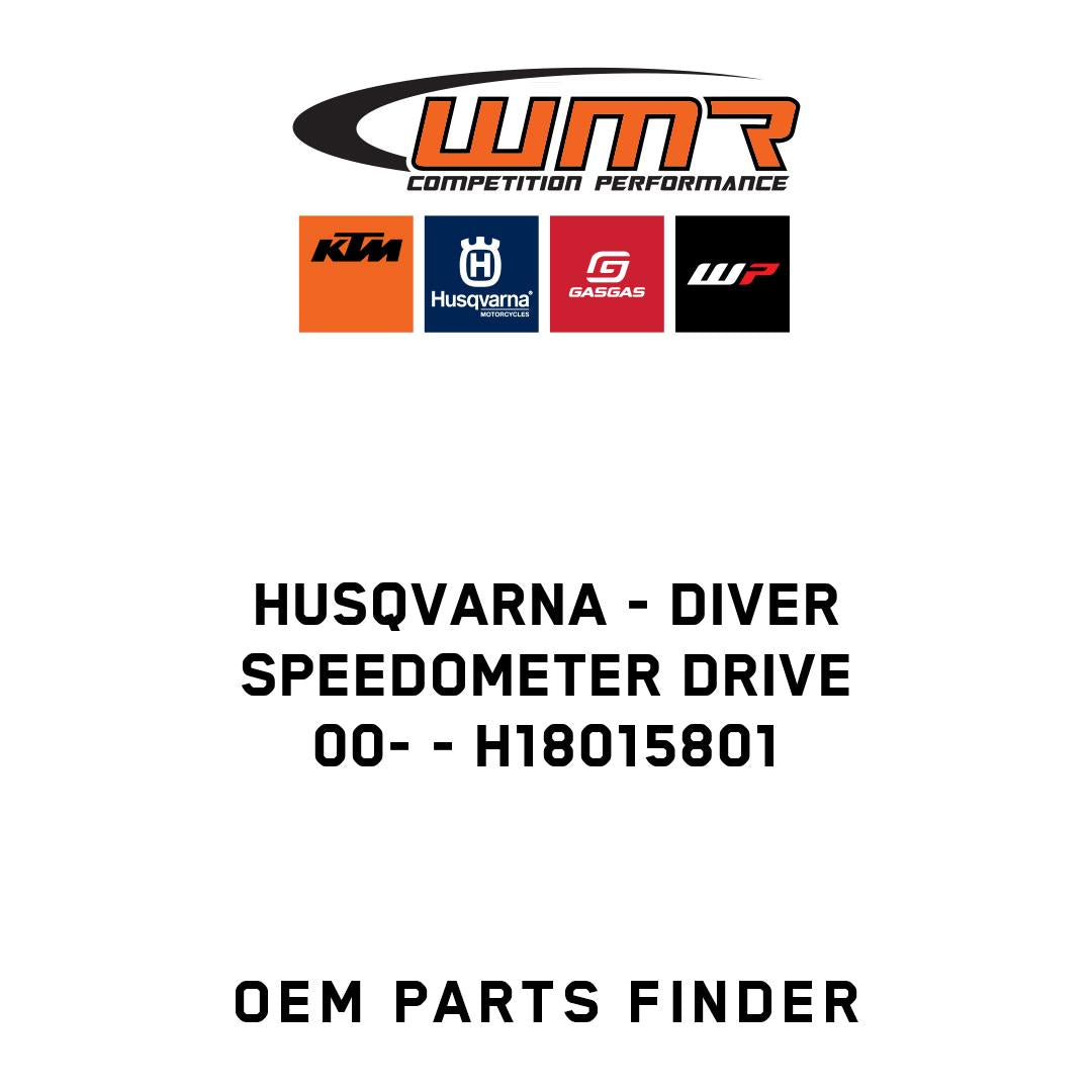DIVER SPEEDOMETER DRIVE 00-