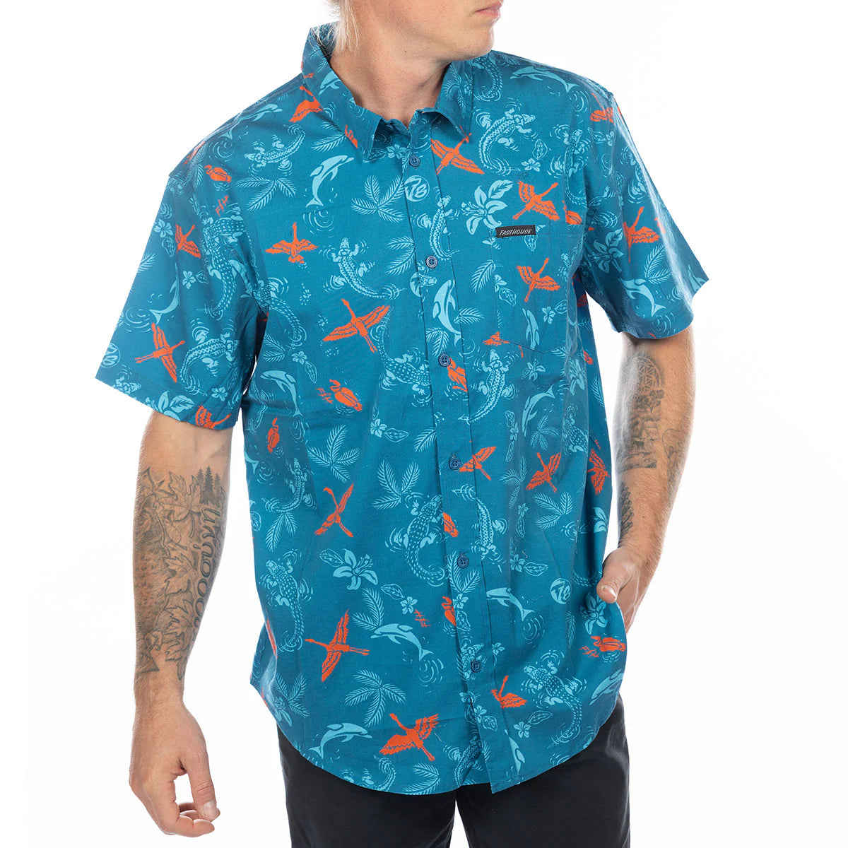 Youth TB Island Hopping Hawaiian Shirt