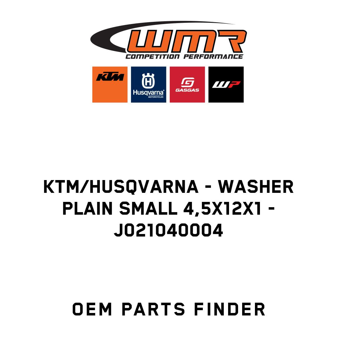 WASHER PLAIN SMALL 4,5X12X1