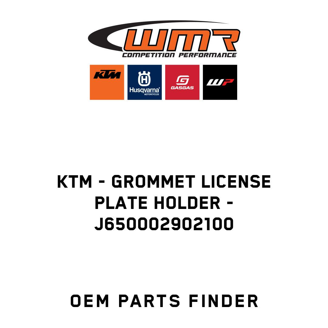 grommet license plate holder