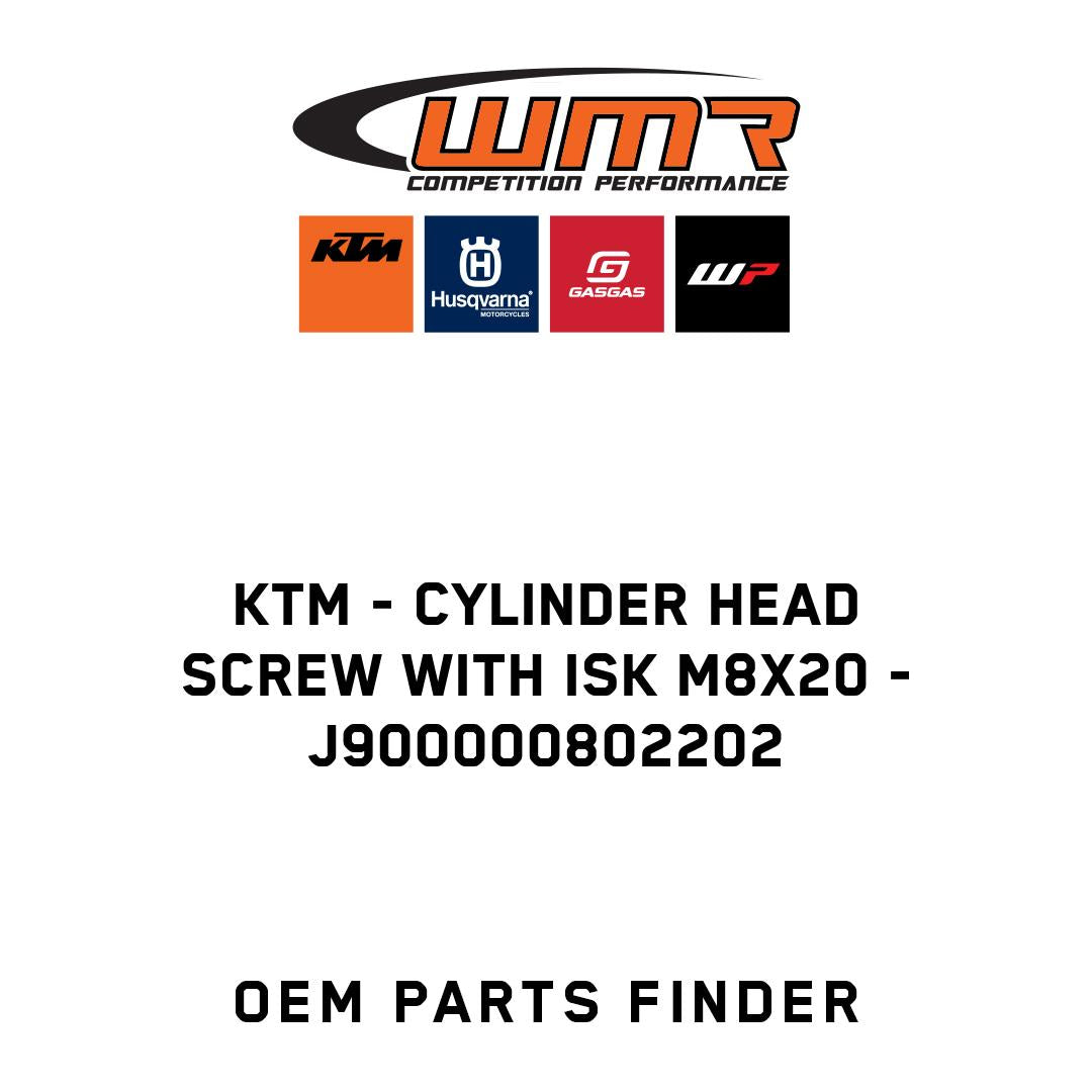 Cylinder head screw with ISK M8x20