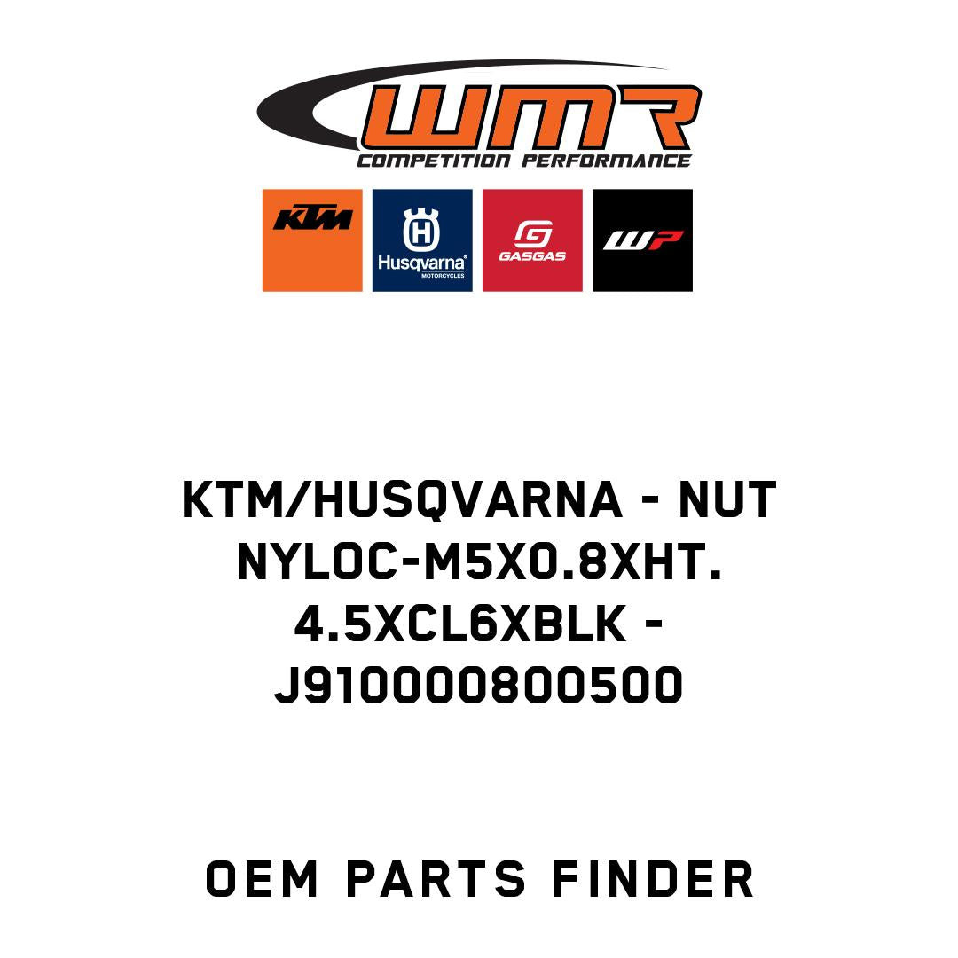 NUT NYLOC-M5X0.8XHT. 4.5XCL6XBLK