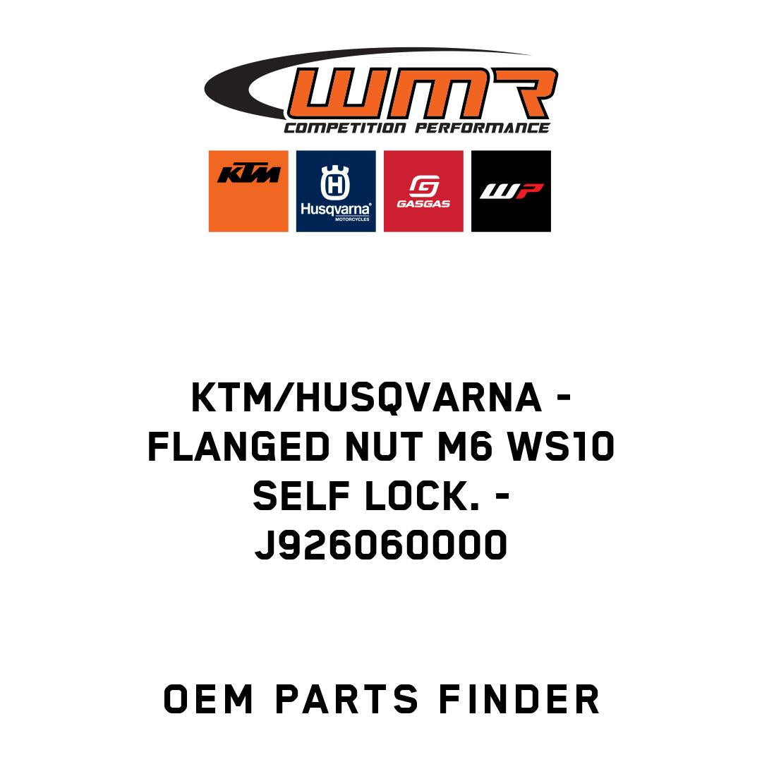 FLANGED NUT M6 WS10 SELF LOCK.