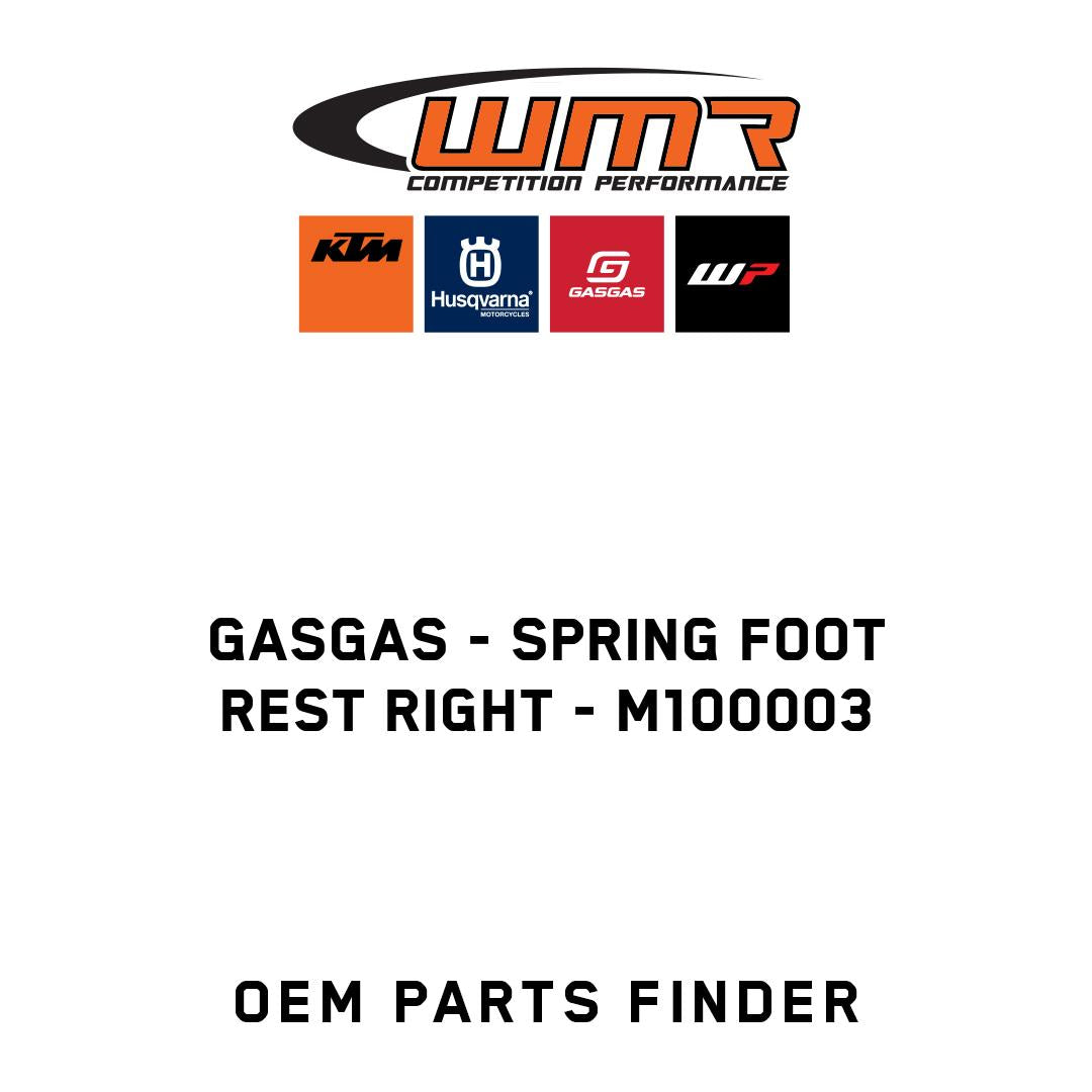 Spring foot rest right