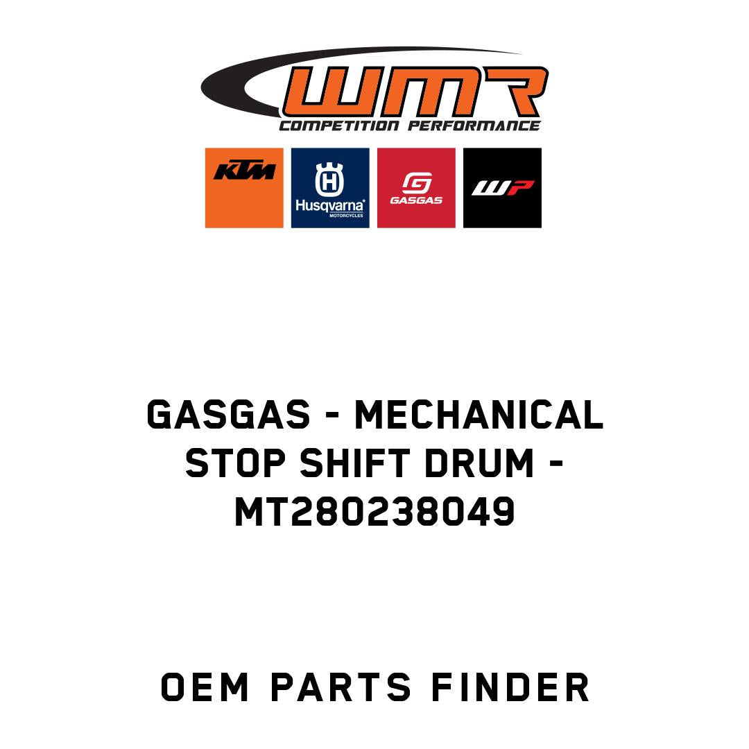 Mechanical stop shift drum