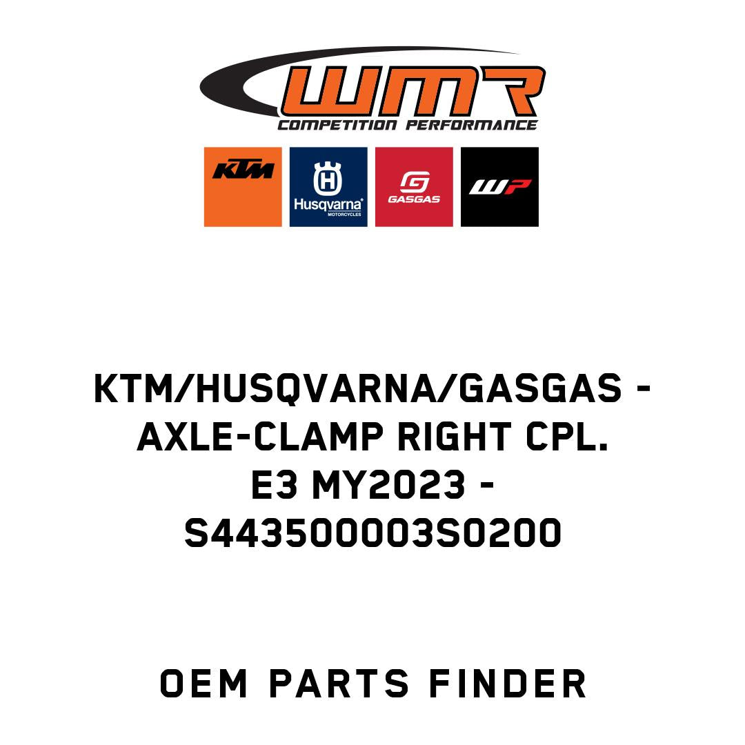 Axle-clamp right cpl. E3 MY2023