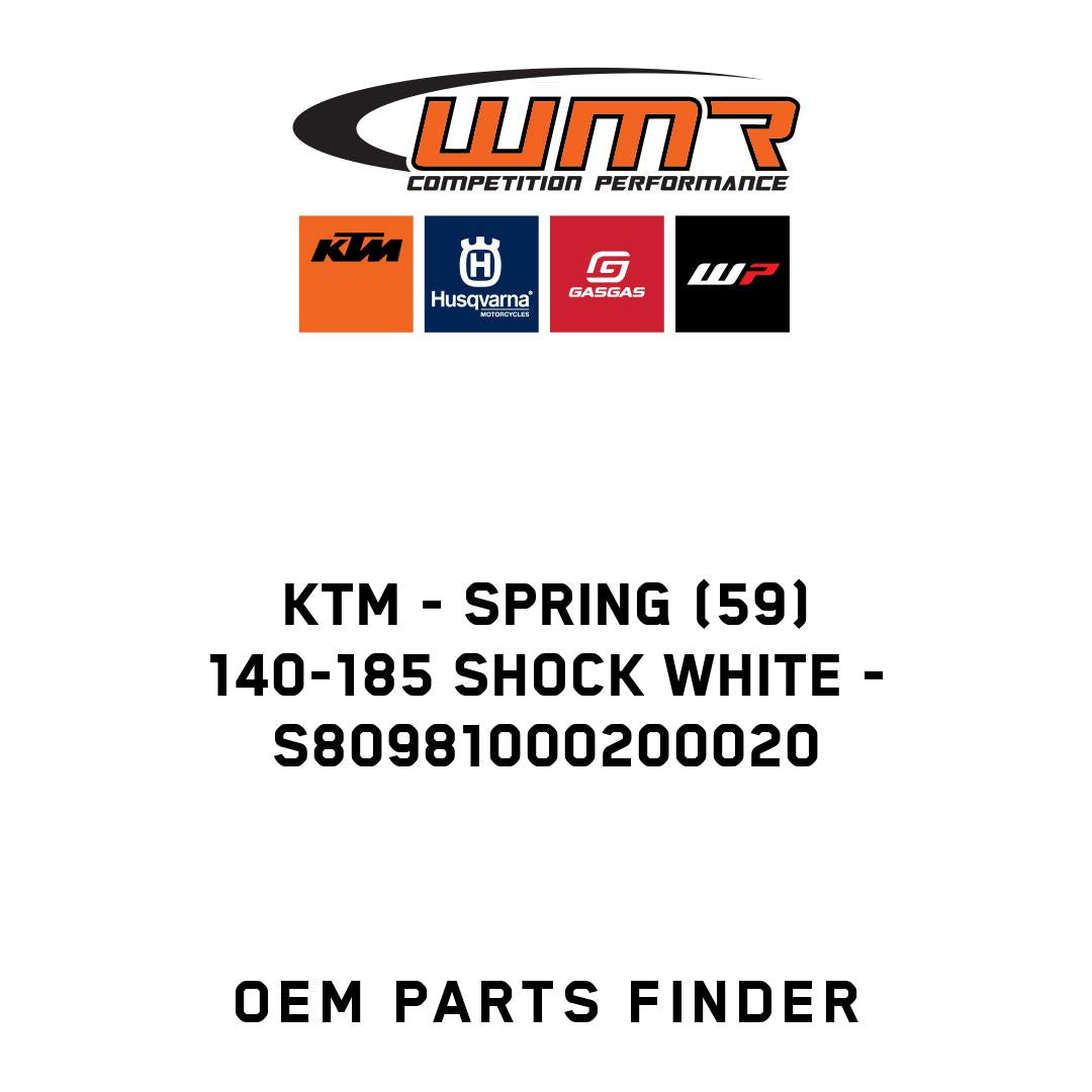 Spring (59) 140-185 shock white