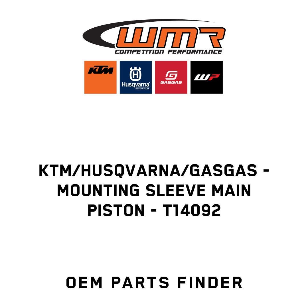 Mounting sleeve main piston