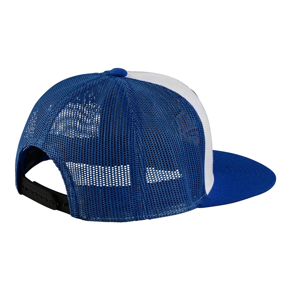Troy Lee Designs Trucker Snapback Peace Out Blue / Cream