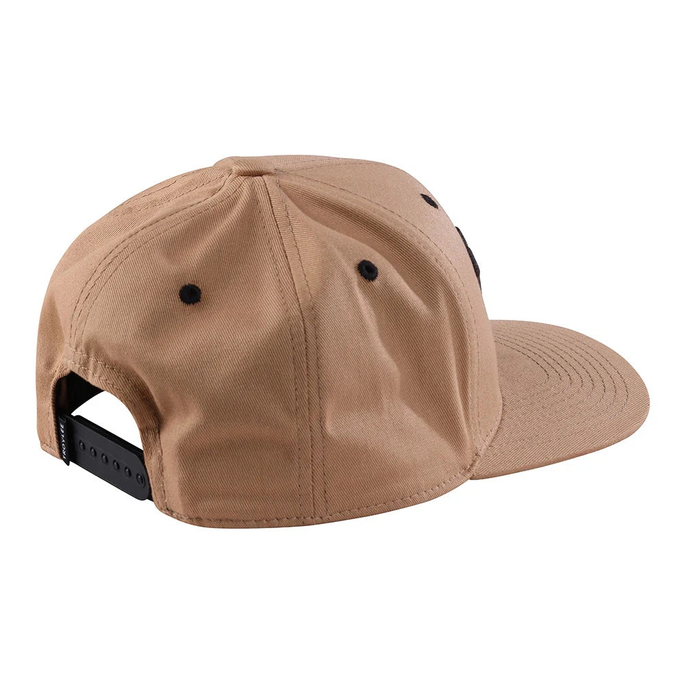 Troy Lee Designs Curved Bill Snapback Bolt Khaki