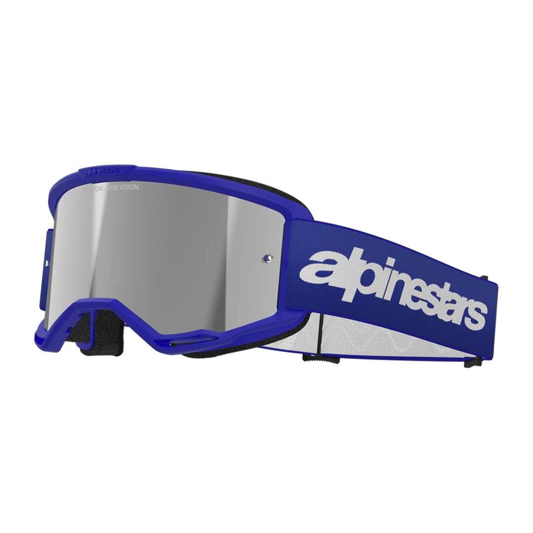 Alpinestars Goggles Vision 3 Goggle - Wordmark - Blue