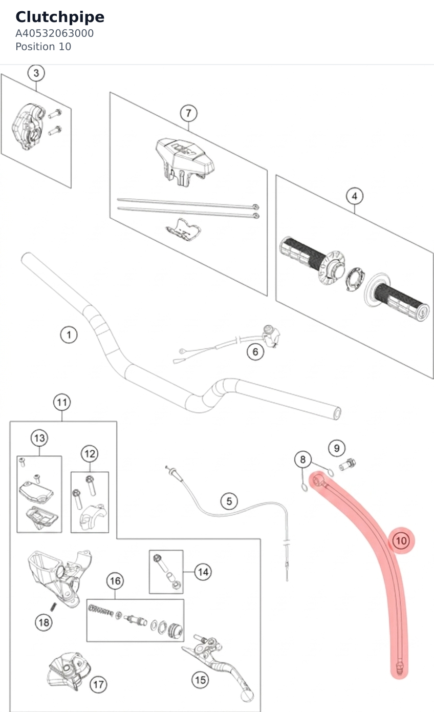 Diagram preview: Clutchpipe (A40532063000)