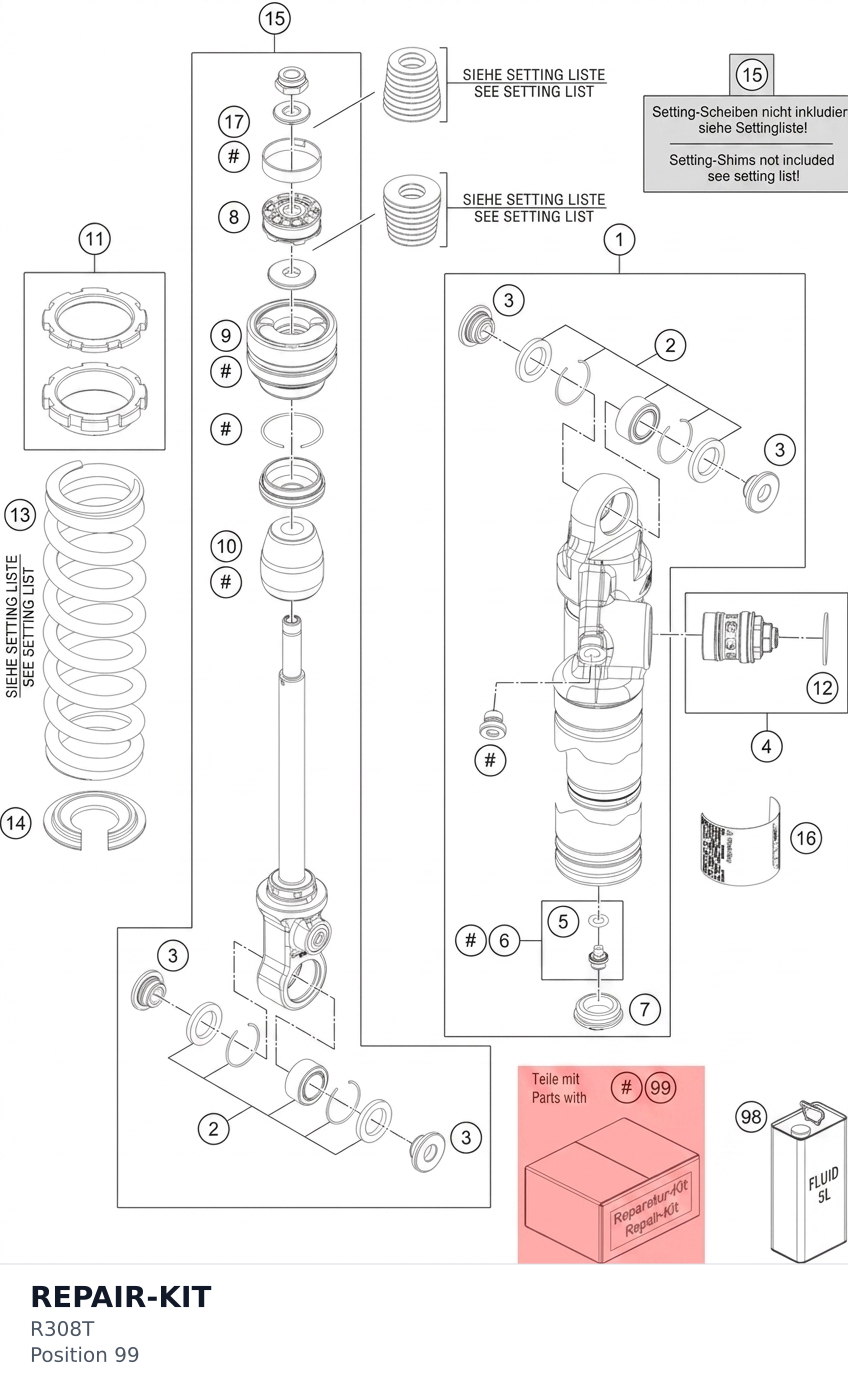Diagram preview: REPAIR-KIT (R308T)