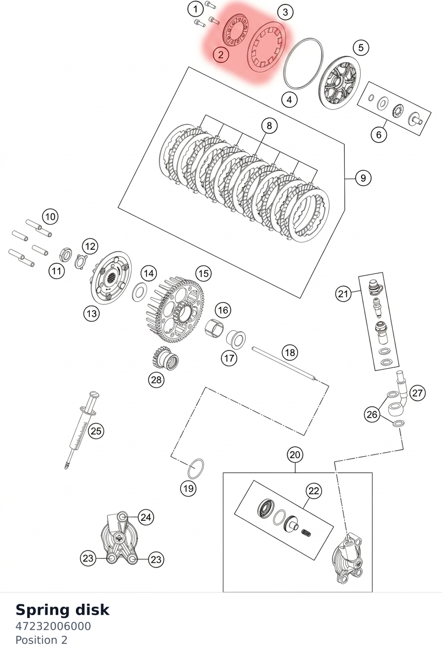 Diagram preview: Spring disk (47232006000)