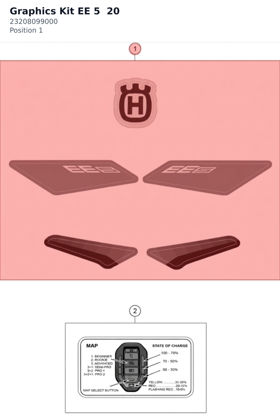 Diagram preview: Graphics Kit EE 5 20 (23208099000)
