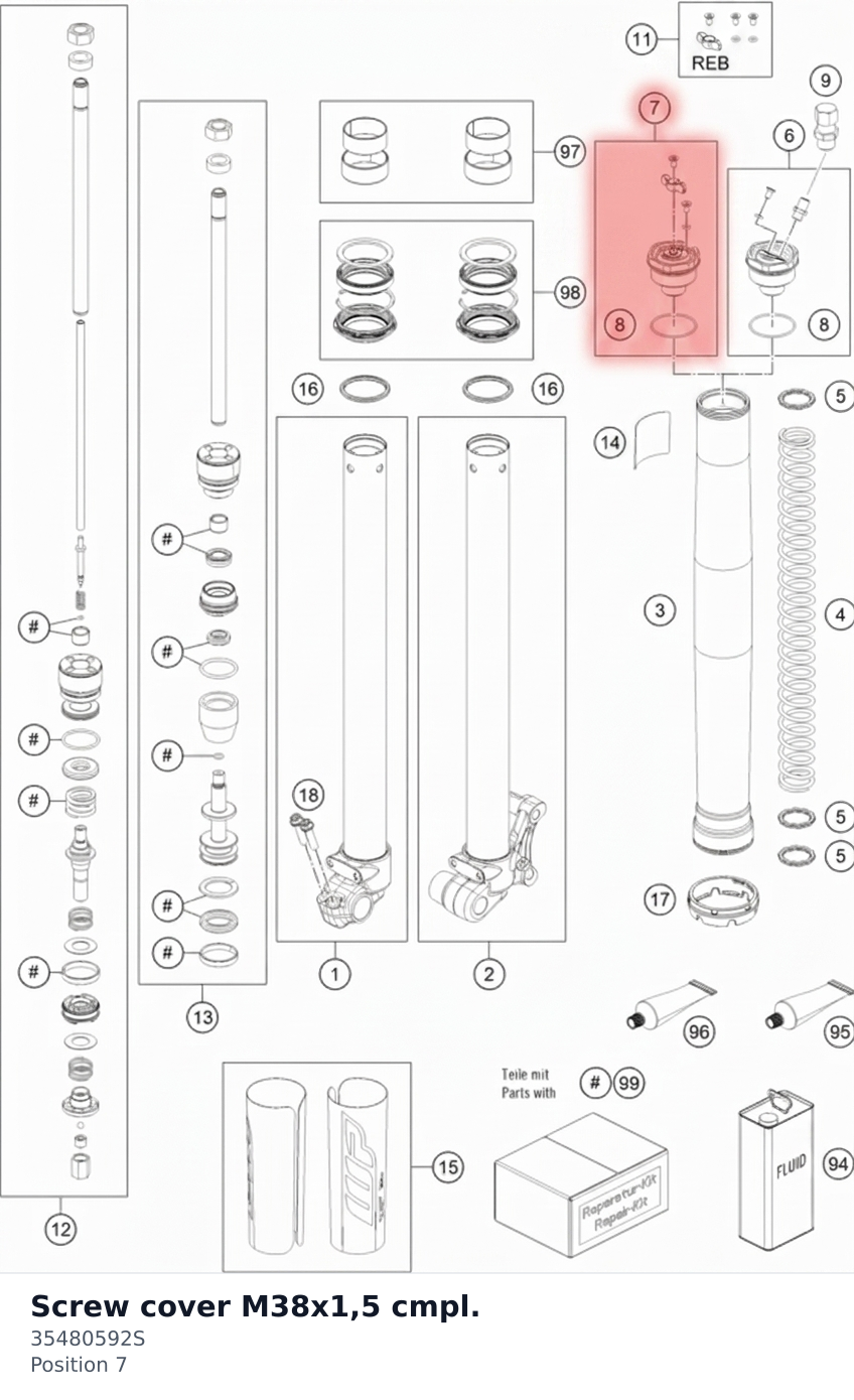 Diagram preview: Screw cover M38x1,5 cmpl. (35480592S)