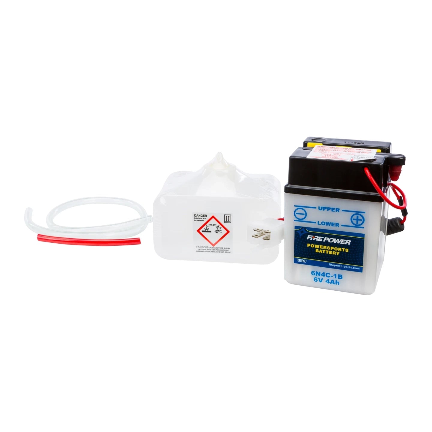Fire Power 6V Standard Battery with Acid Pack 6N4C-1B