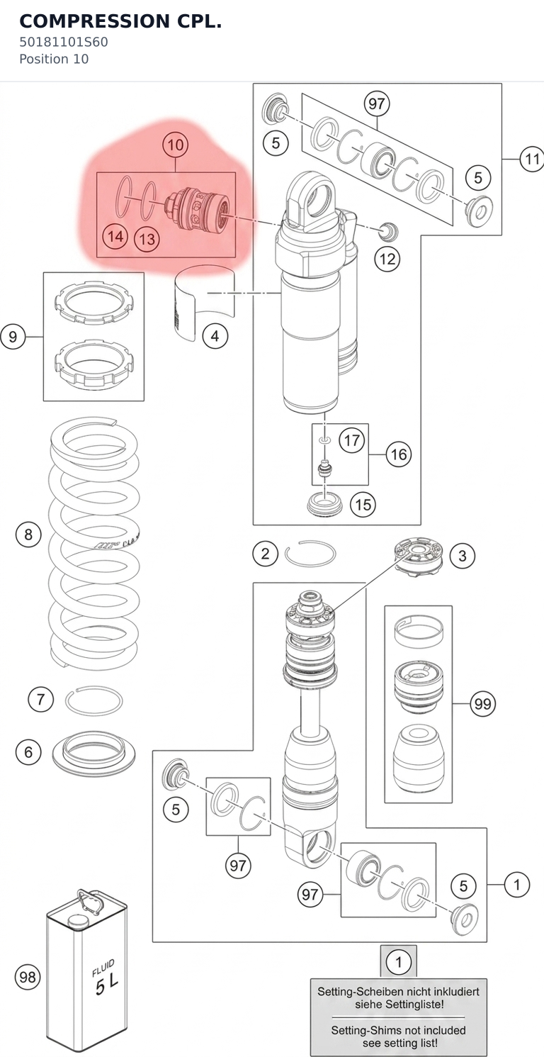 Diagram preview: COMPRESSION CPL. (50181101S60)