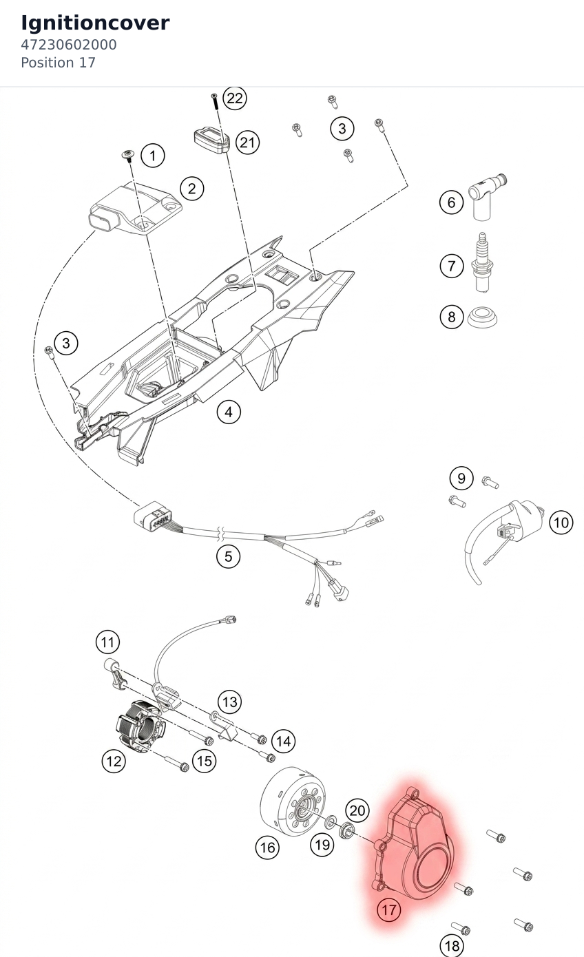 Diagram preview: Ignitioncover (47230602000)