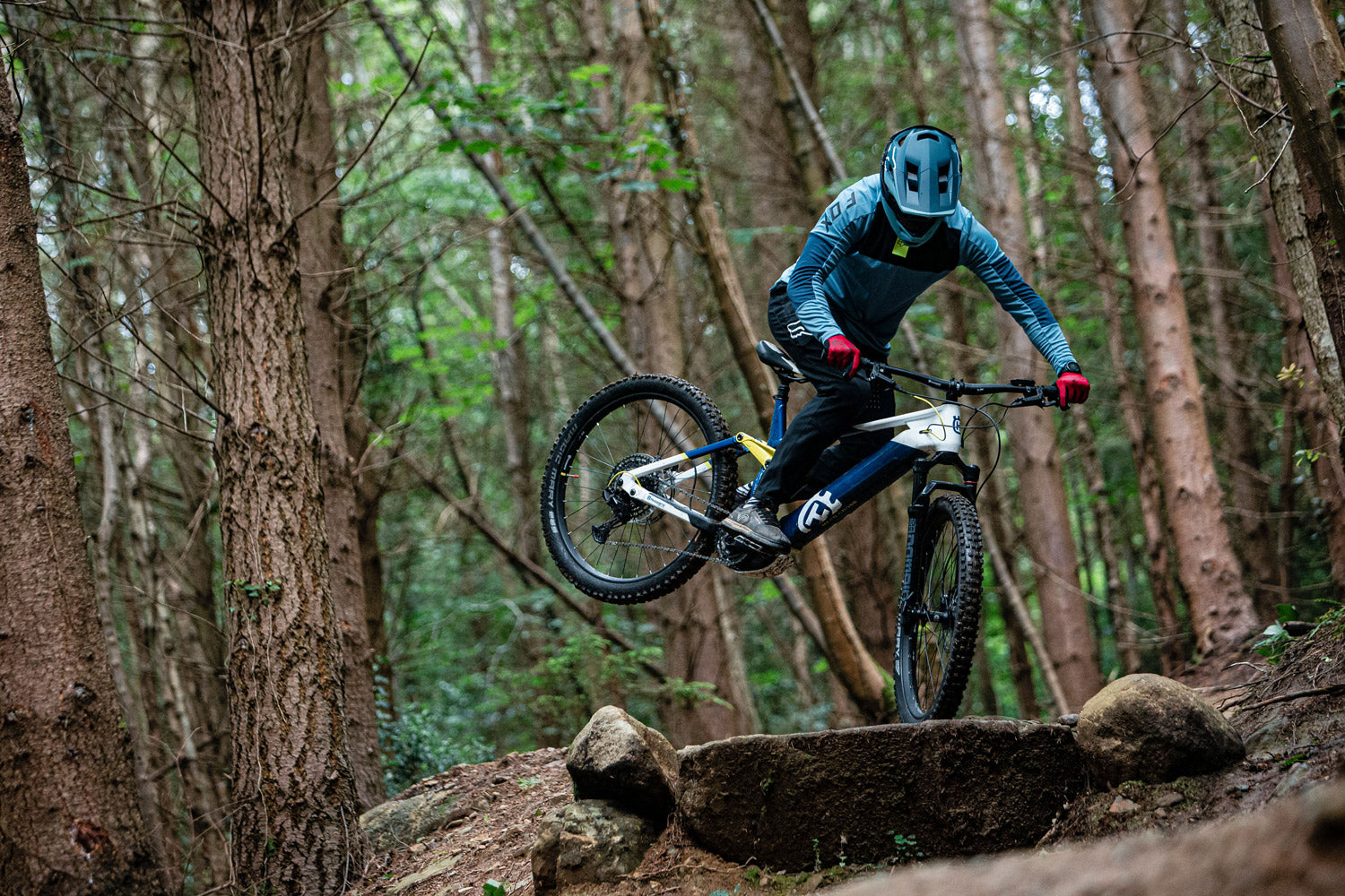 Endo on a Husqvarna E-bike