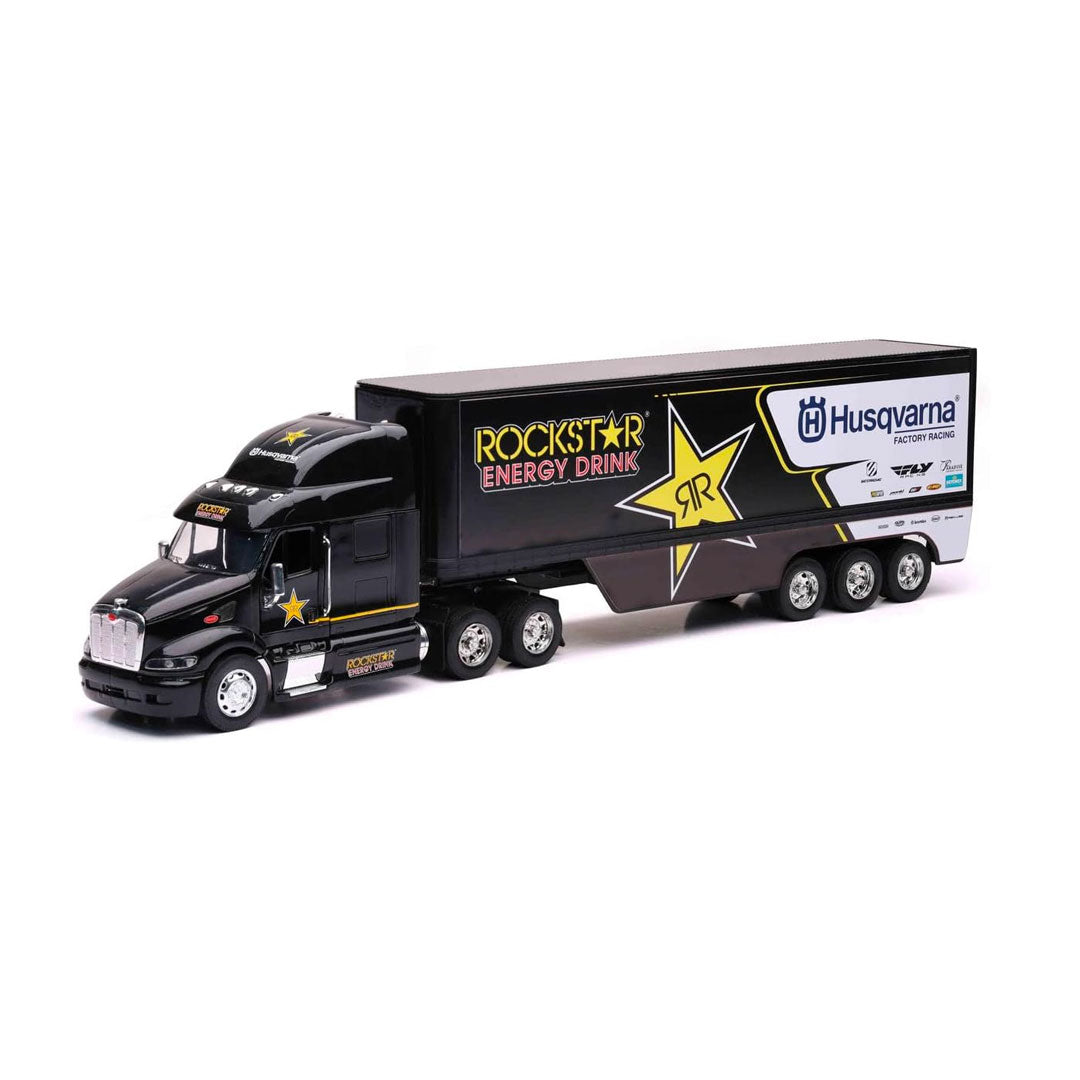 Husqvarna Motorcycles 1:32 Scale DIE CAST NewRay Rockstar Energy Husqvarna Factory Racing Team Toy Truck 2020 10963