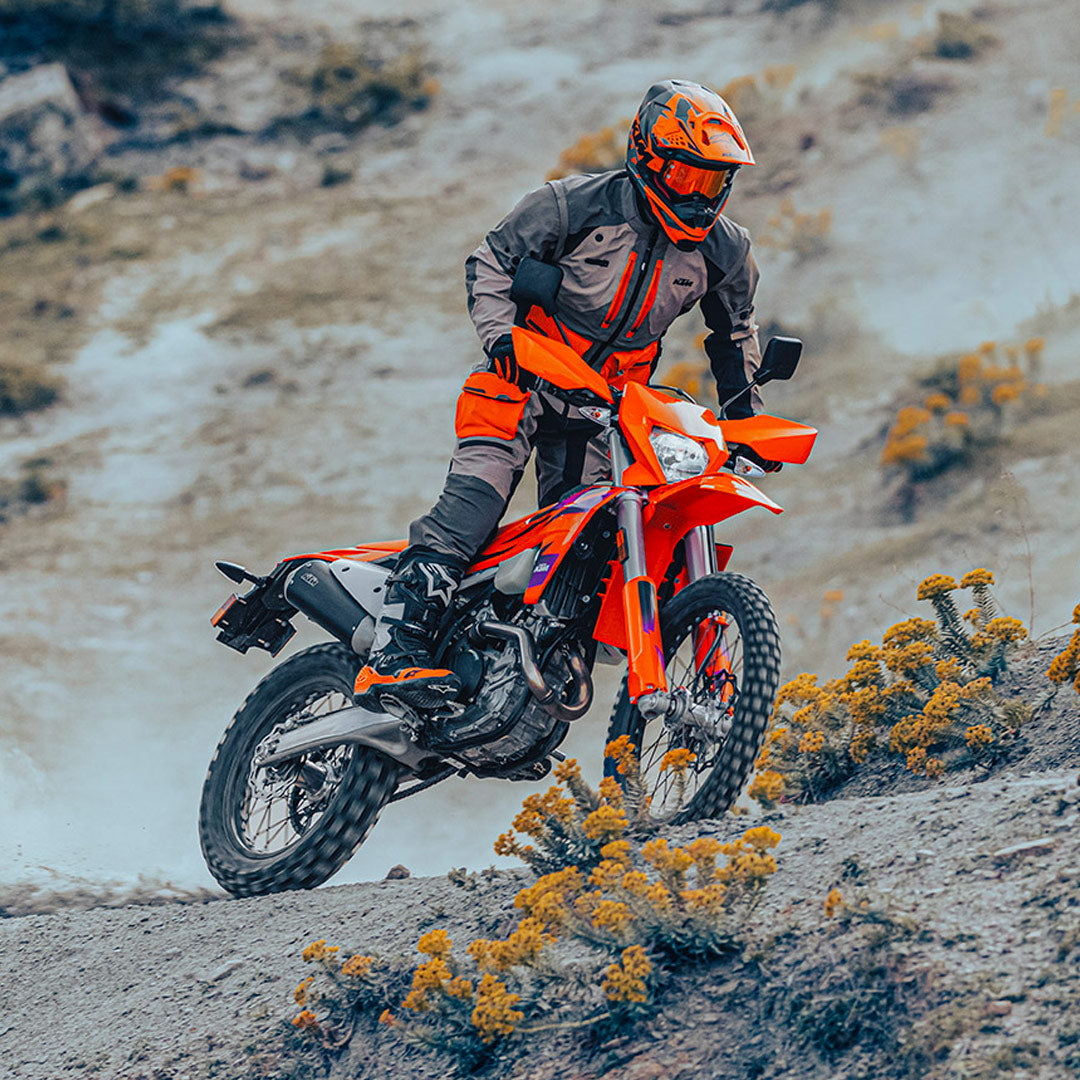 2024 KTM 500 EXC-F on the trails